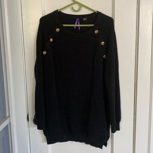 Maternity black sweater from Seraphine